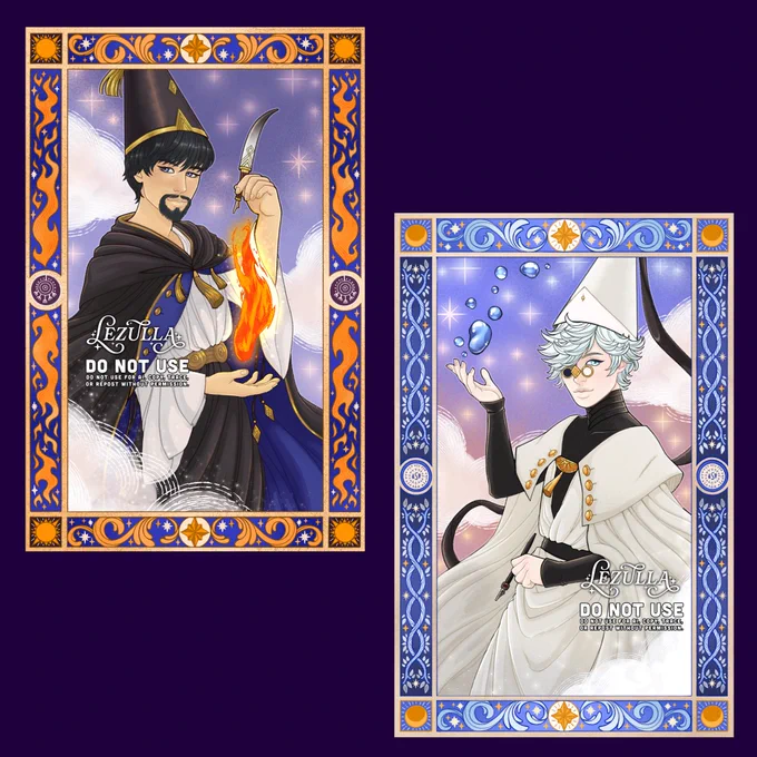 Fanart of Olruggio and Qifrey from witch hat atelier
