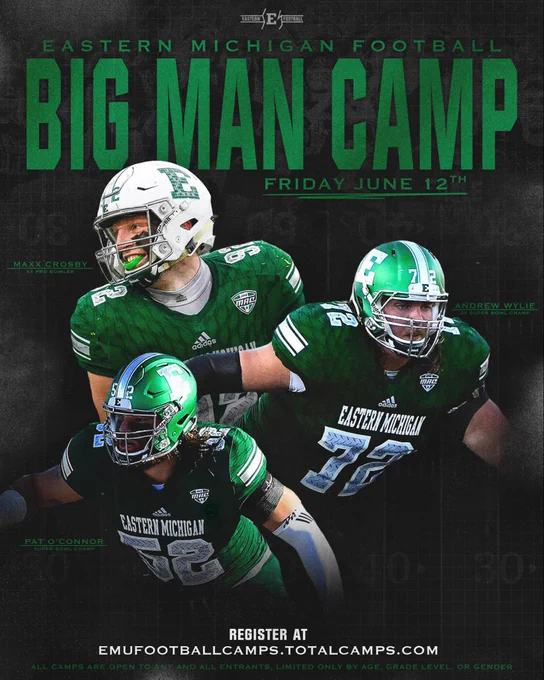 EMU Football Big Man Camp