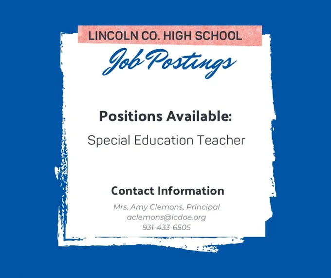 LCHS Job Posting 
