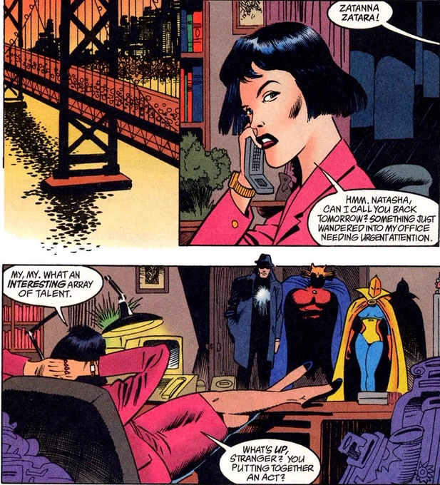 Zatanna, Doctor Fate, The Stranger and The Demon in issue 16 of ‘The Spectre’