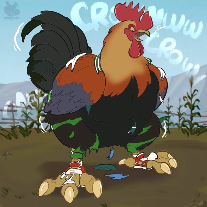 Cock-a-doodle-doo! 🐓✨☀️
Thank you so much to @pheagleadler.bsky.social for volunteering to Join the #Farm! 🌾

#TF #Transformation #Rooster #TFEveryDay