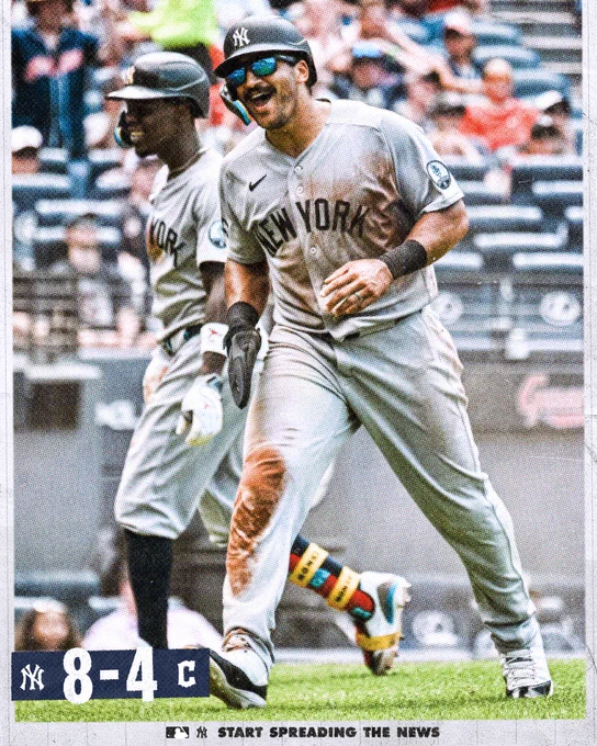 FINAL: Yankees 8, Guardians 4. 