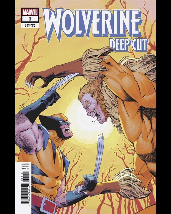 Wolverine - Deep Cut #1 — Declan Shalvey variant cover from July 2024.