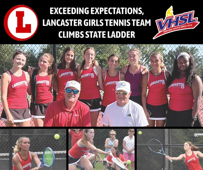 Lancaster High School went from having three players in 2025—not enough to field a full team—to finishing as a Virginia High School League Class 1 state semifinalist in girls tennis this season. The Lady Devils suffered a tiebreak loss to Rappahannock in Warsaw on Monday, June 8.

Read more here: https://rrecord.com/exceeding-expectations-lancaster-girls-tennis-team-climbs-state-ladder.