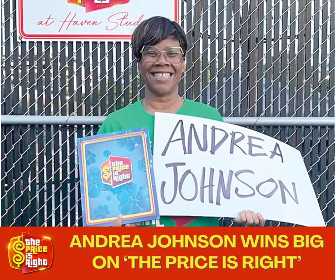 Andrea Johnson of Kinsale missed winning her Showcase Showdown prize by $78, but she was still a big winner on “The Price is Right” game show which aired on CBS on Thursday, June 4.

Get the full story here: https://rrecord.com/andrea-johnson-wins-big-on-the-price-is-right.