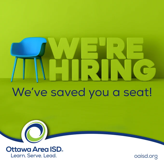 we're hiring, we've saved you a seat