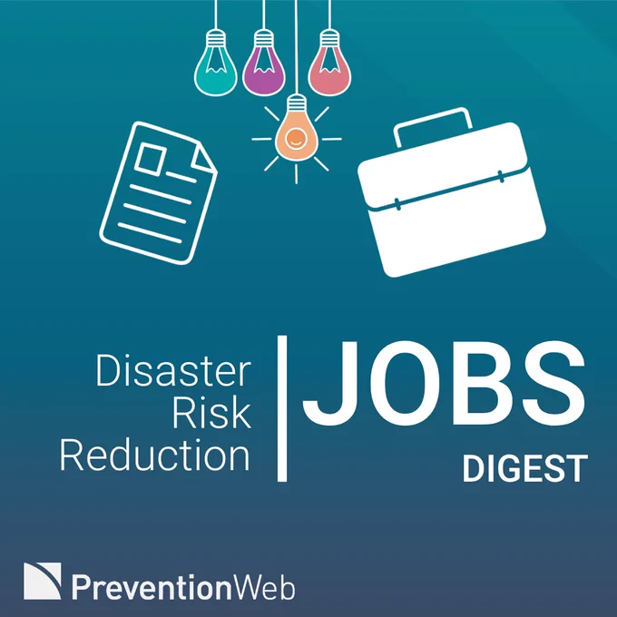 Disaster risk reduction jobs digest