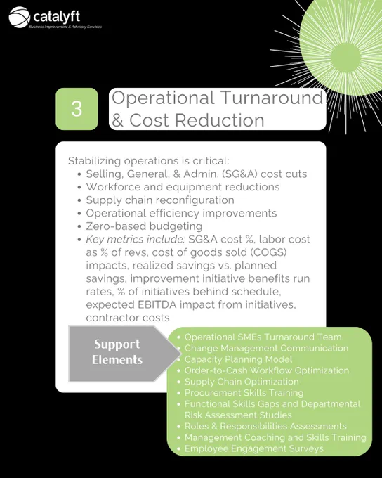 CRO CONCERNS | Operational Turnaround & Cost Reduction