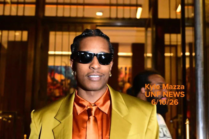 A$AP Rocky seen in New York City, Manhattan, New York, USA, June 10, 2026.