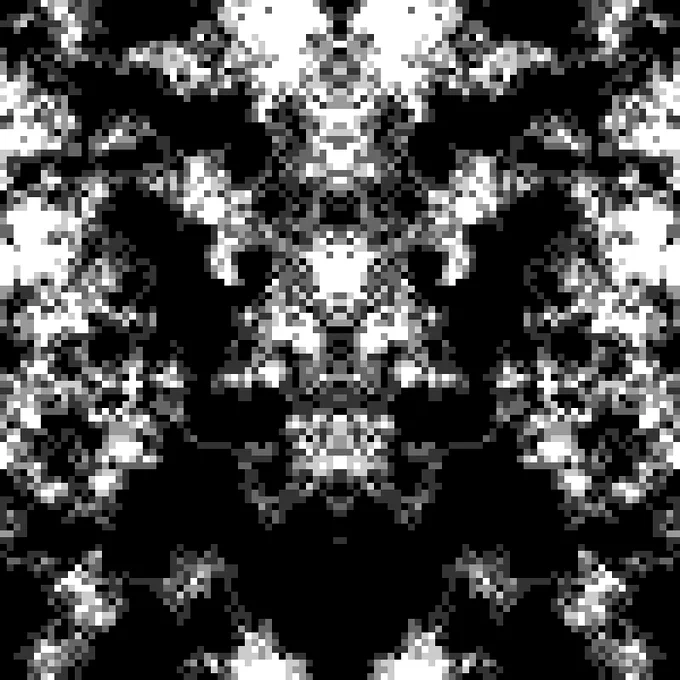 A randomly generated pattern
