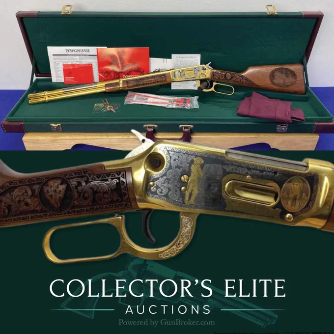 Imagine being able to carry a piece of the Old West home.
See it Now: https://bit.ly/4xhdyuW

This Winchester 94AE Little Big Horn Commemorative is more than a lever gun—it's a tribute to one of the most discussed events in American frontier history. Whether you're a history buff, a Winchester enthusiast, or simply appreciate unique collectibles, pieces like this keep the stories alive.

#CollectorsElite #guncollector #gunsdaily