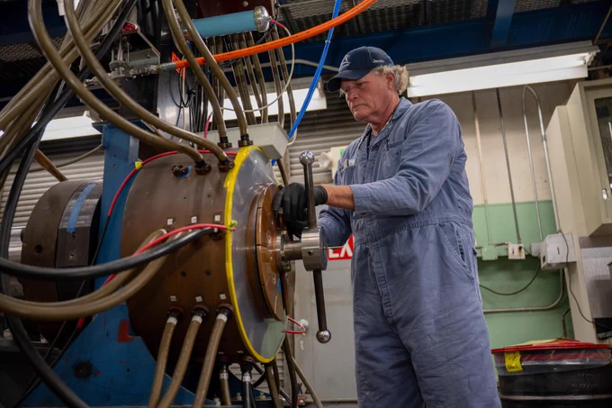 The Ames Electric Arc Shock Tube (EAST) facility is the only shock tube in the U.S. capable of simulating shock-heated gas environments at very high enthalpies encountered by atmospheric entry vehicles. The facility generates conditions for measurements of spectrally resolved radiance and kinetics of shock-heated gases from the vacuum ultraviolet through mid-infrared.