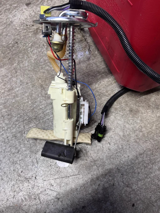 The sending unit got destroyed when the unit was incorrectly installed.