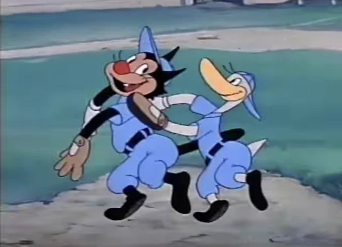 Mexican Baseball (1947 Gandy Goose and Sourpuss cartoon)