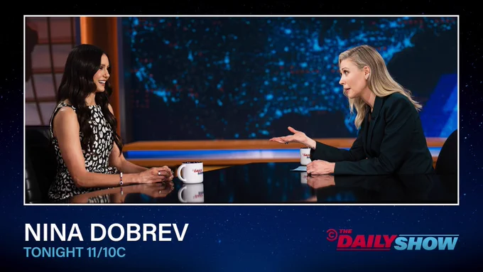 Desi Lydic sits down with Nina Dobrev