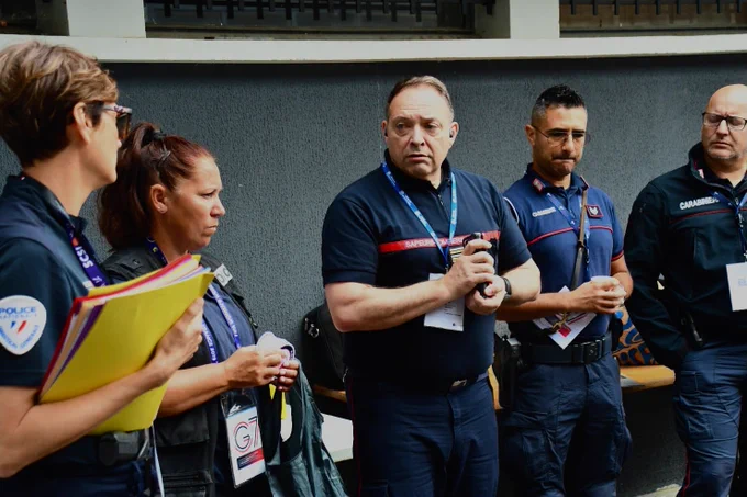 Pompiers et police nationale