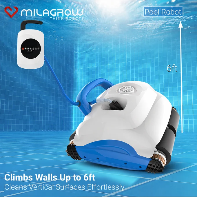 The Milagrow Pool Robot effortlessly climbs walls up to 6 ft and thoroughly cleans vertical surfaces, ensuring every corner of your pool stays sparkling clean.

A cleaner pool. Less effort.


Shop Now: https://zurl.co/imhy8