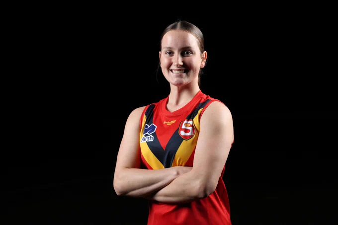 The 2026 AAMI SA U18 Girls captain South Adelaide's Emma Charlton. 