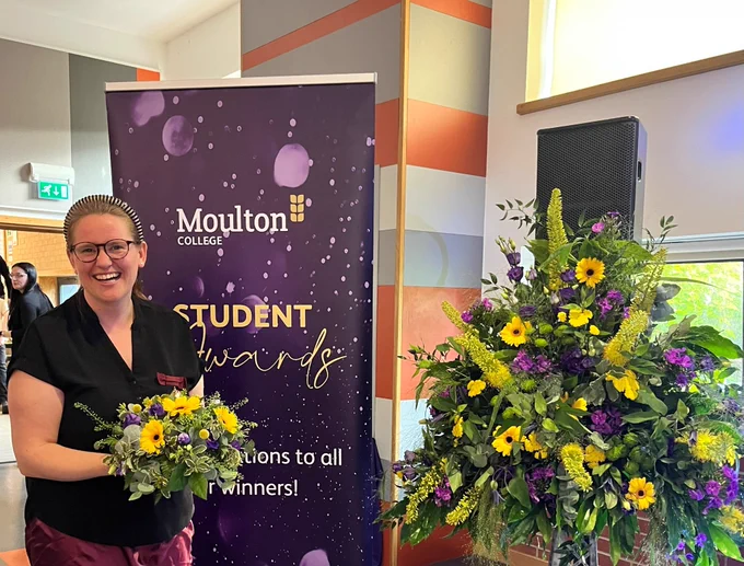 Deputy Lieutenant Alex Wallace at Moulton College Student Awards Ceremony