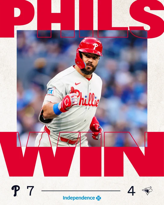 Final: Phillies 7, Blue Jays 4