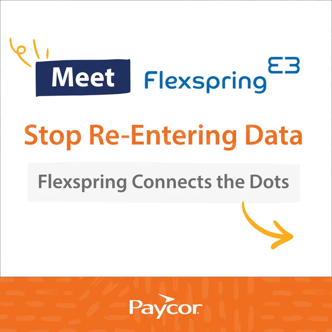 Meet Flexspring. Stop Re-Entering Data. Flexspring Connects the Dots.
