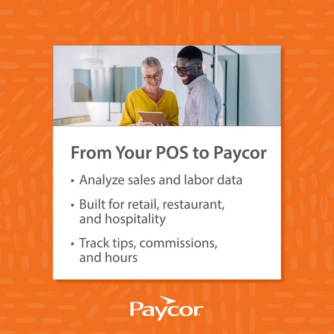 From Your POS to Paycor.
