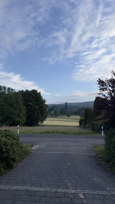 Ausblick gegen 7:00 Uhr