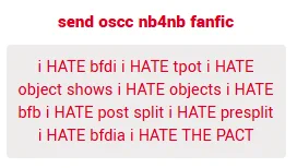 i HATE bfdi i HATE tpot i HATE object shows i HATE objects i HATE bfb i HATE post split i HATE presplit i HATE bfdia i HATE THE PACT

