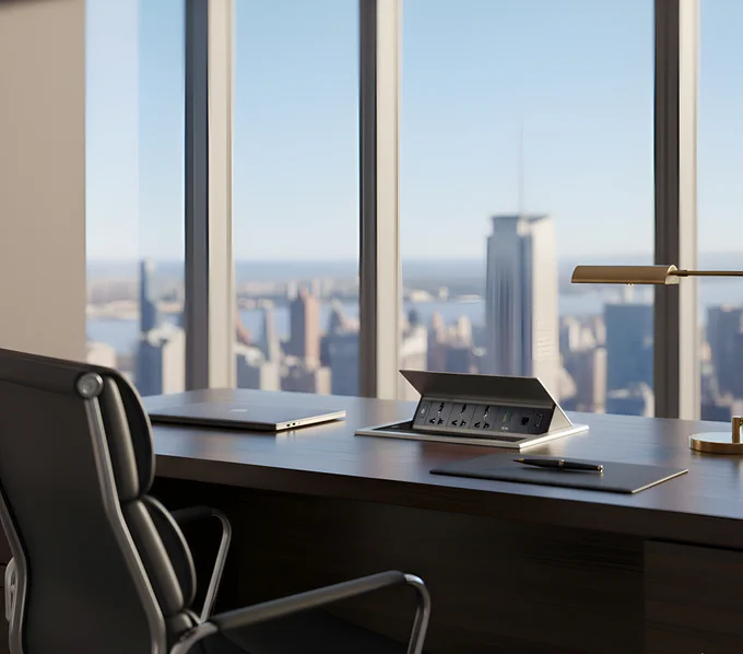 Where structural intent meets operational demand.

The MX Power Cubby transcends traditional power solutions by integrating directly into the architectural fabric of your workspace. It provides a flush, minimalist profile that preserves the integrity of your design while ensuring critical connectivity is always within reach. Redefine the standard of the executive suite.

Watch Here: https://rb.gy/77e5sd

#Powermanagement #Cablemanagement #Powerdistribution #Interiordesign #Architecturaldesign #Workspace #Wirelesscharging #MX