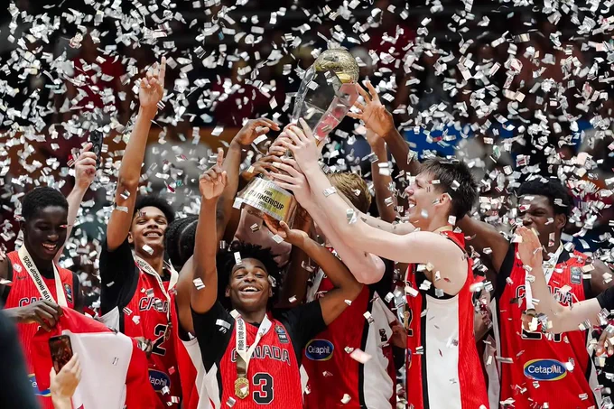 Canada defeated the United States 67-65 to win its first-ever FIBA U18 AmeriCup championship, securing one of the biggest victories in Canadian youth basketball history.