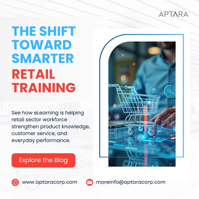 Retail Training | eLearning services | Retail sector workforce training | Smarter learning for better performance | Aptara's eLearning services | Industry specific learning services 