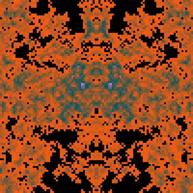 A randomly generated pattern
