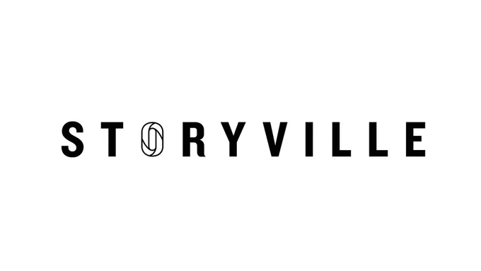 Storyville logo. Programme title is written in bold black letters on a white background.