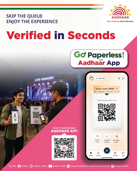 Go Paperless with Aadhaar App