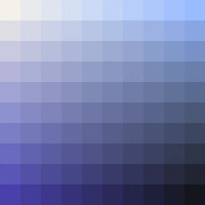MicroPalettes no. 28 - Color interpolation grid