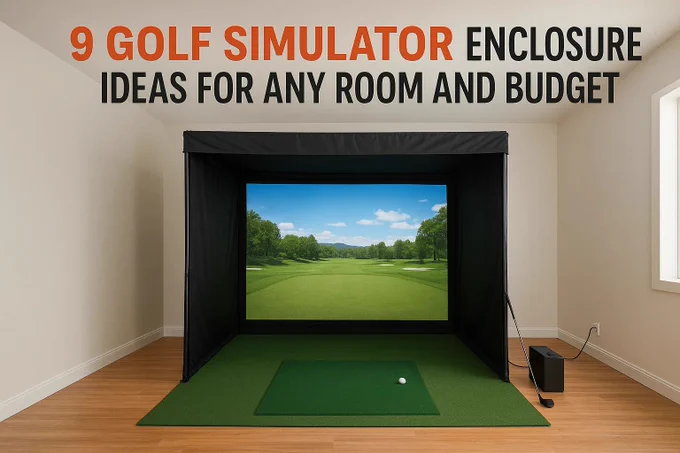 9 Golf Simulator Enclosure Ideas for Any Room and Budget
