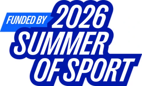 Logo for the 2026 Summer of Sport.