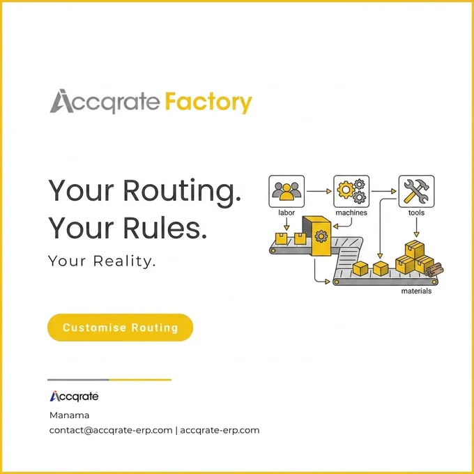 Accqrate ERP – unified platform for accounting, inventory, and business automation.