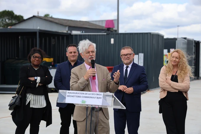 Inauguration de la nouvelle déchetterie intercommunale de Manoncourt-en-Vermois.