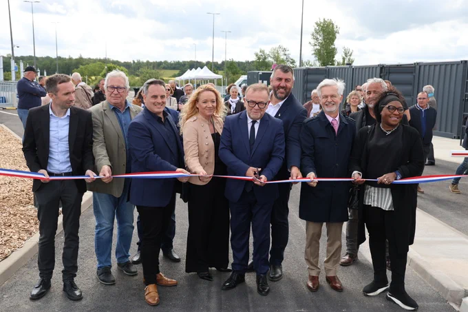 Inauguration de la nouvelle déchetterie intercommunale de Manoncourt-en-Vermois.