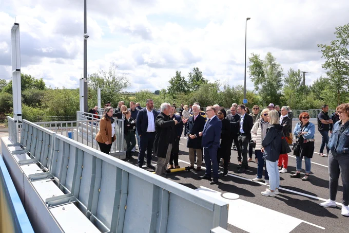 Inauguration de la nouvelle déchetterie intercommunale de Manoncourt-en-Vermois.