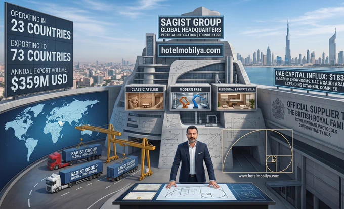 The Architecture of Complete Integration: Engineering Global Luxury FF&E
How a vertically integrated manufacturing philosophy in Istanbul is quietly dictating the physical reality of the world's most demanding five-star hotels, private estates, and royal residences.
Author: Sagist Group www.hotelmobilya.com Made in Turkiye -  Global Turnkey Delivery.
Architecture is the absolute command of physical reality. A brilliant spatial concept falls apart the moment the supply chain fails. I learned this fundamental truth during the six years I spent studying under the late Zaha Hadid. That period rewired my understanding of structural limits and the necessity of extreme precision.
I am an architect and a physics engineer. I view every bespoke furniture commission as a mathematical equation that must be solved flawlessly. We apply the precision of Pi to our curved joinery. We govern our spatial layouts using the Golden Ratio. There is a concept in quantum physics known as the 1/137 fine-structu