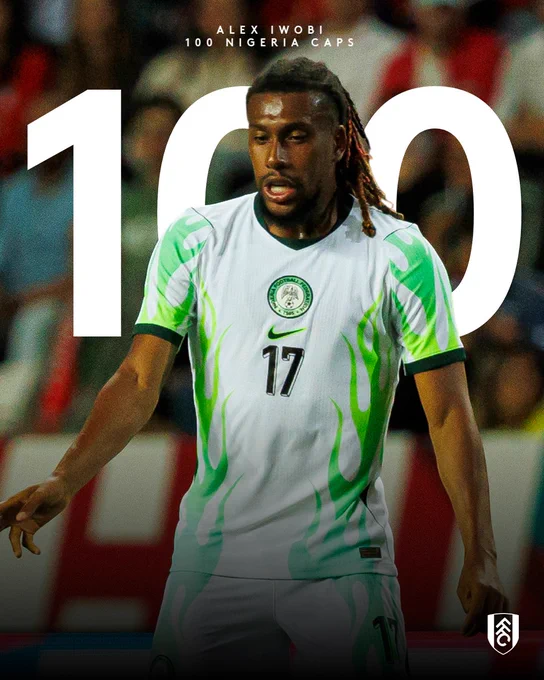 Alex Iwobi - 100 Nigeria caps