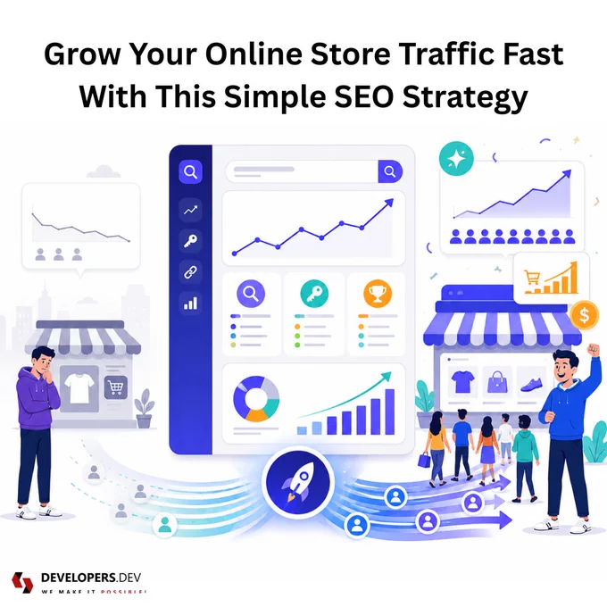 Want more customers finding your products online?

Learn the step-by-step SEO framework designed for eCommerce growth.

https://www.developers.dev/tech-talk/top-seo-strategy-for-e-commerce-website-step-by-step.html

#SearchEngineOptimization #EcommerceGrowth #OrganicTraffic #DevelopersDev
