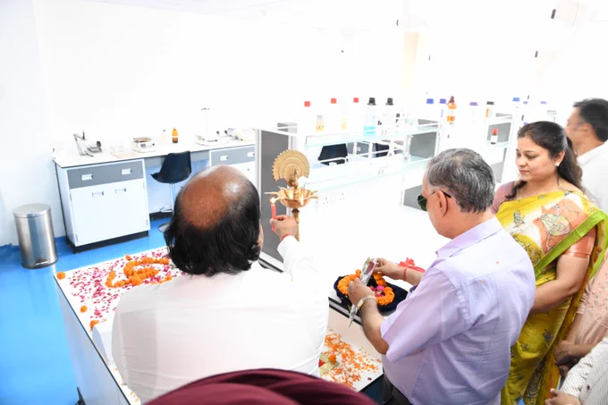 The laboratory has been established as a state-of-the-art facility, providing advanced analytical infrastructure for physico-chemical and phytochemical testing. It houses instruments such as a Digital Densitometer with aerosol adapter, Digital Refractometer, and Polarimeter, along with a UV–Visible (UV–Vis) Spectrophotometer, while an HPLC with PDA (Photodiode Array) detector system will be added and HPTLC (High-Performance Thin-Layer Chromatography) facility will also be added in future to further enhance advanced analytical capabilities. These facilities enable precise analysis of quality parameters and strengthen scientific standardization, quality assurance, and analytical support for ASU&H drug testing under one roof.