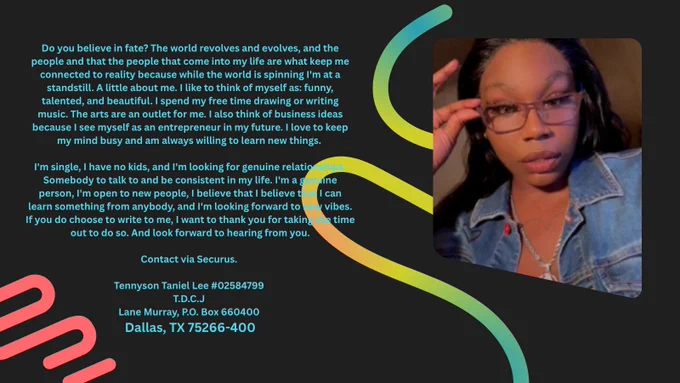 Tennyson is looking for new people in her life, and people to talk to.