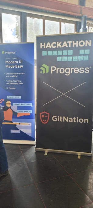 Banners for a hackathon event