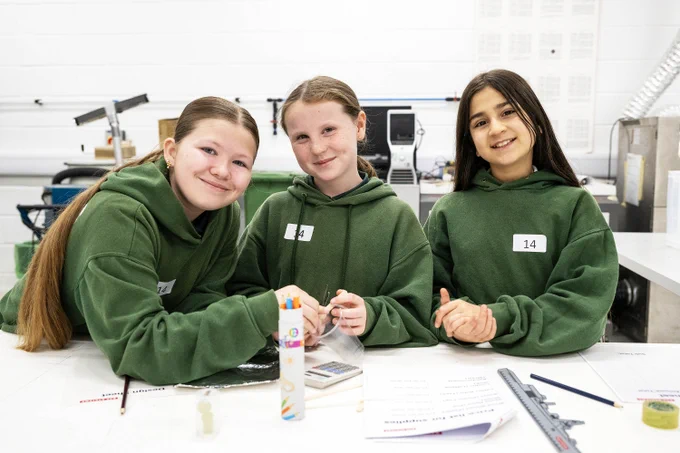 Pupils during a workshop.