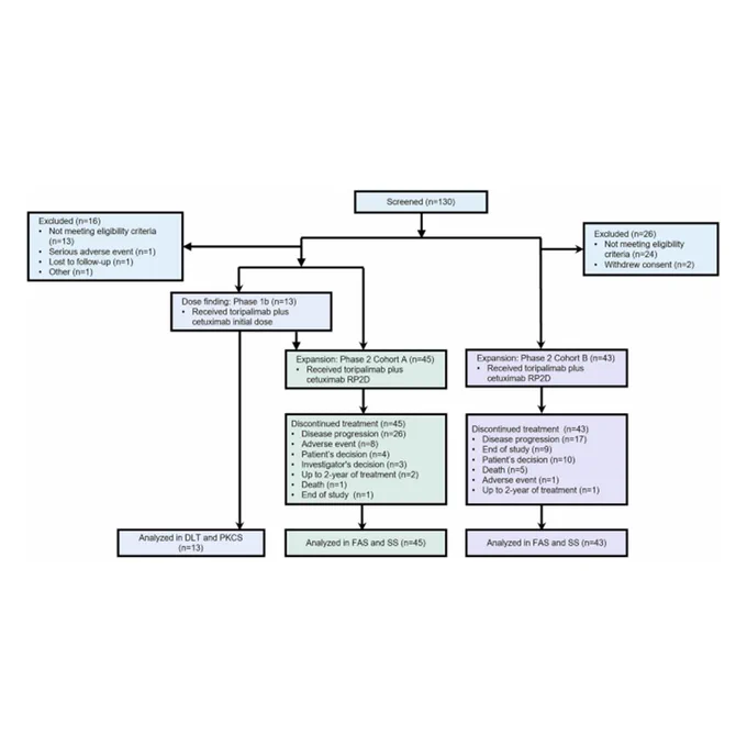 Efficacy and safety of toripalimab in combination with cetuximab in patients with recurrent or metastatic head and neck squamous cell carcinoma (R/M HNSCC): a phase 1b/2 study
