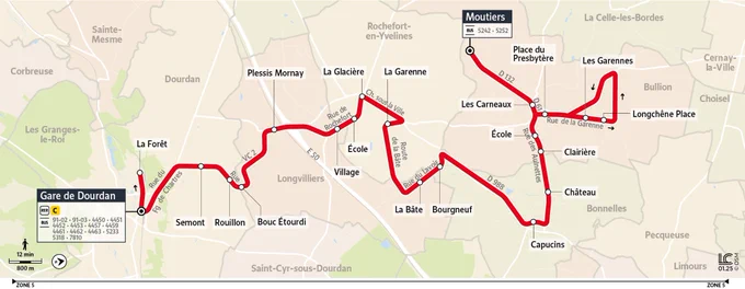Plan de la ligne 5269 supprimée dès juillet 2026